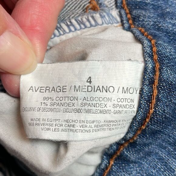 Wide Leg Crop, Capri Jeans, Y2K, 2010’s Embroidered, 4 - Picture 7 of 8